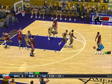 College Hoops 2K8 screen shot game playing